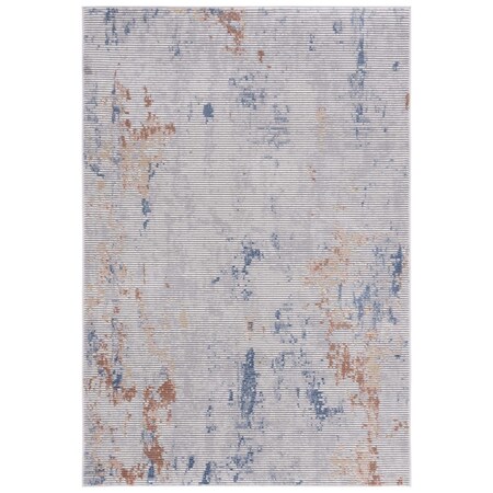 Safavieh 8 x 10 ft. Eternal Contemporary Power Loomed Rectangle Area Rug Grey & Blue ETL220F-8
